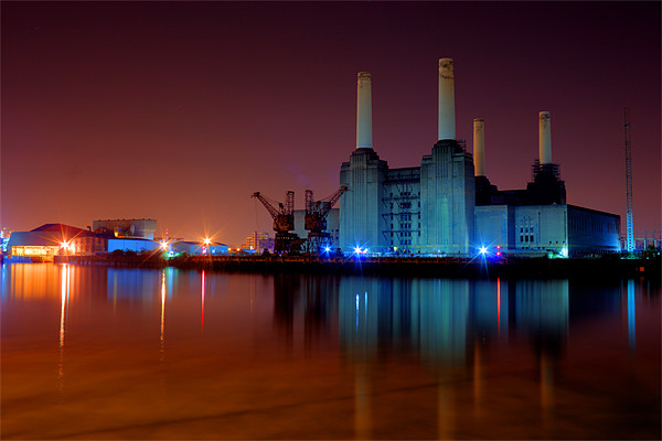 Battersea Power Station 2 Picture Board by Dean Messenger
