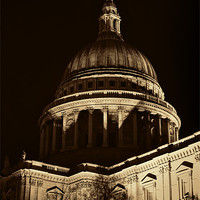 Buy canvas prints of St Pauls Dome by Dean Messenger
