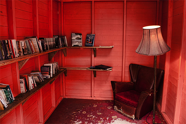 The Red Reading Room Picture Board by Dean Messenger