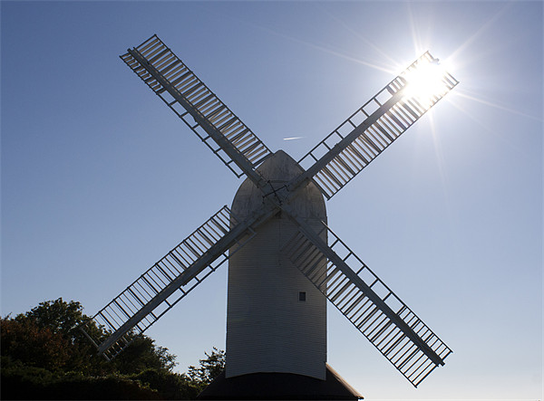 Sunlight through the Windmill Picture Board by Dean Messenger