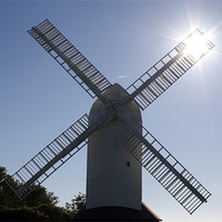 Buy canvas prints of Sunlight through the Windmill by Dean Messenger