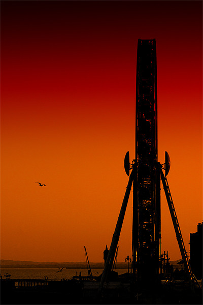 Brightons Big Wheel at Sunset Picture Board by Dean Messenger