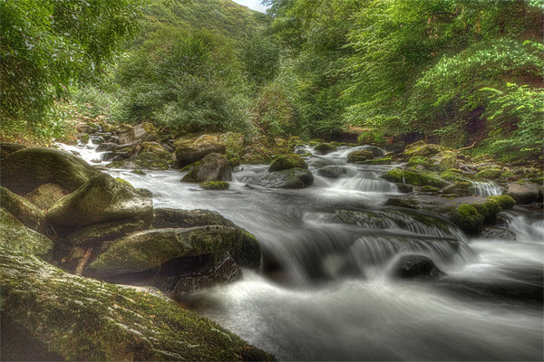 watersmeet falls, lynmouth Picture Board by Dean Messenger