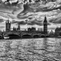 Buy canvas prints of Westminster and Big Ben by Dean Messenger