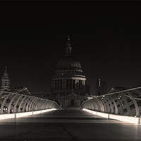 Buy canvas prints of St Pauls at Night by Dean Messenger