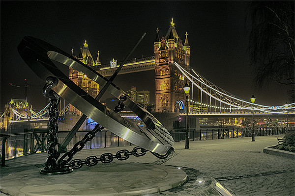 Tower Bridge London Picture Board by Dean Messenger