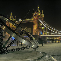 Buy canvas prints of Tower Bridge London by Dean Messenger