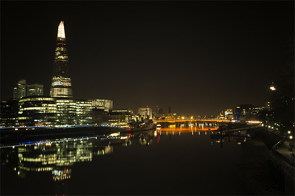 London City of Lights Picture Board by Dean Messenger