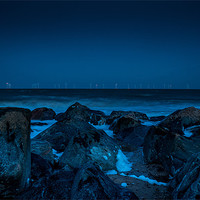 Buy canvas prints of cool blue sea by Dean Messenger
