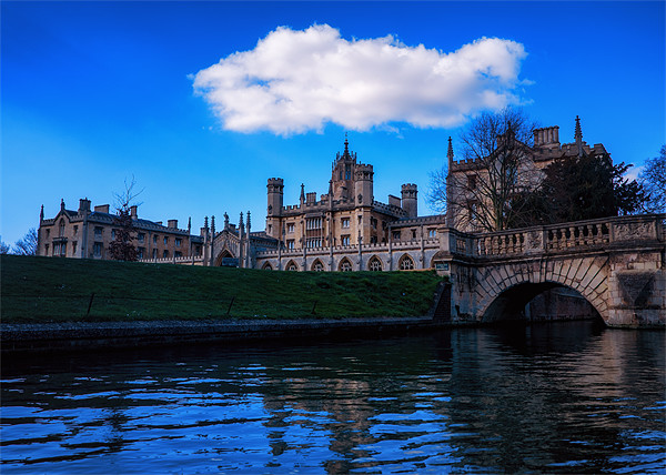 St Johns College Cambridge Picture Board by Dean Messenger