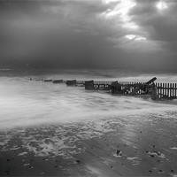 Buy canvas prints of Caister Beach at Dawn by Dean Messenger