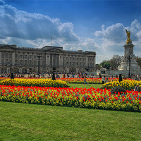 Buy canvas prints of Buckingham Palace by Dean Messenger