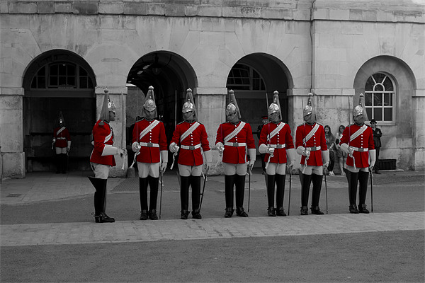 Royal Horse Guards Picture Board by Dean Messenger