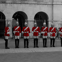 Buy canvas prints of Royal Horse Guards by Dean Messenger