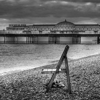 Buy canvas prints of Brighton Sea View by Dean Messenger