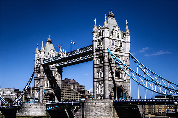 Tower Bridge, London Picture Board by Dean Messenger