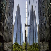 Buy canvas prints of the Shard by Dean Messenger