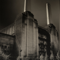 Buy canvas prints of battersea Power station by Dean Messenger