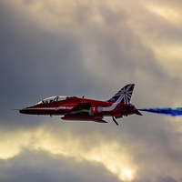 Buy canvas prints of Solo Red Arrow by Dean Messenger