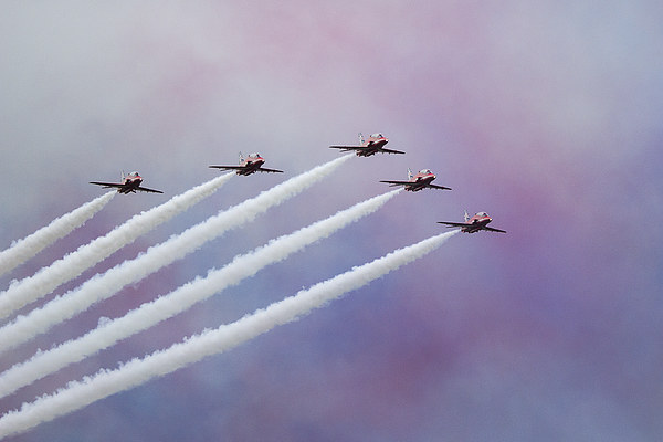 Red Arrows Picture Board by Dean Messenger