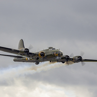 Buy canvas prints of B17 Flying Fortress by Dean Messenger