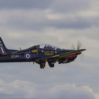 Buy canvas prints of RAF Tucano T1 by Dean Messenger