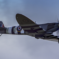 Buy canvas prints of Spitfire IXe TA805 by Dean Messenger