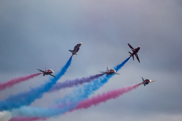 Red Arrows Picture Board by Dean Messenger