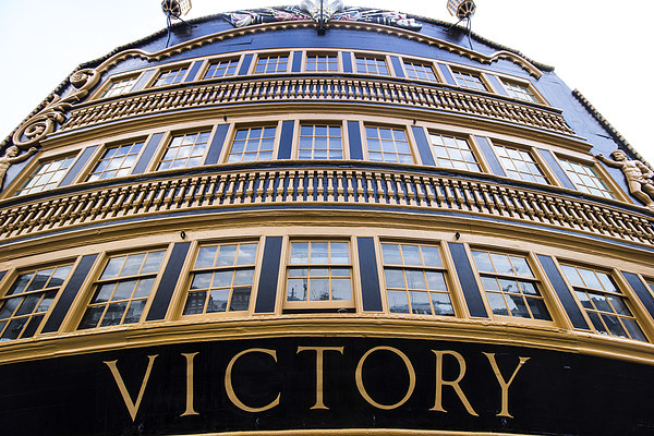  HMS Victory Picture Board by Dean Messenger