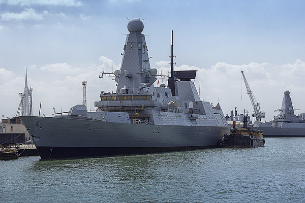  HMS Daring (D32) Picture Board by Dean Messenger