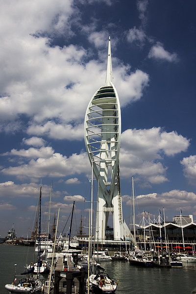  The Spinnaker Tower Picture Board by Dean Messenger