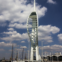 Buy canvas prints of  The Spinnaker Tower by Dean Messenger