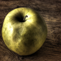 Buy canvas prints of  a Simple Apple by Dean Messenger
