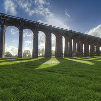 Buy canvas prints of  Balcombe Valley Viaduct by Dean Messenger