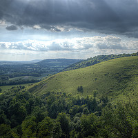 Buy canvas prints of Reigate hill by Dean Messenger