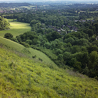 Buy canvas prints of Reigate hill, south downs by Dean Messenger