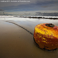 Buy canvas prints of beached mooring buoy by meirion matthias