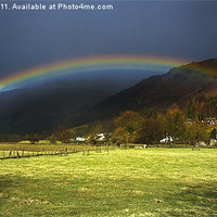 Buy canvas prints of cumbrian pot of gold by meirion matthias