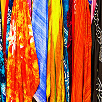 Buy canvas prints of colourful scarves for sale by meirion matthias