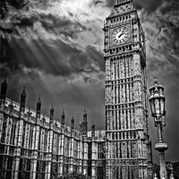 Buy canvas prints of house of commons clock tower or big ben by meirion matthias