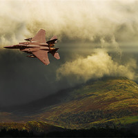 Buy canvas prints of an eagle over cumbria by meirion matthias
