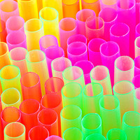 Buy canvas prints of abstract drinking straws #2 by meirion matthias