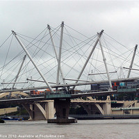 Buy canvas prints of Kurilpa Bridge across Brisbane River by Mandy Rice