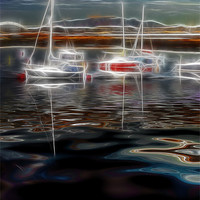 Buy canvas prints of Ghost ships by Fiona Messenger