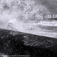 Buy canvas prints of Stormy Sea by Fiona Messenger