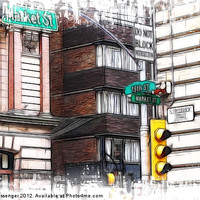 Buy canvas prints of The Corner of 15th & Market by Fiona Messenger