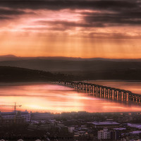 Buy canvas prints of Dundee Railway Bridge by Fiona Messenger