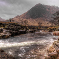 Buy canvas prints of Bridge over the River Etive by Fiona Messenger