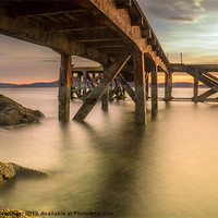 Buy canvas prints of Down Below the Jetty by Fiona Messenger