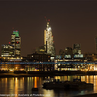 Buy canvas prints of London by Night by Fiona Messenger